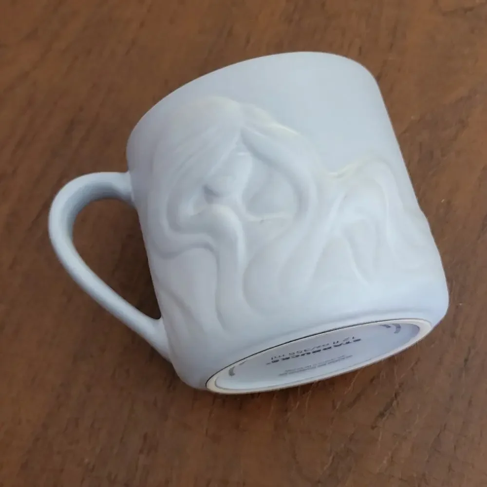 Starbucks Mug 2016 Mermaid Siren Flowing Hair 12 oz Since 71 (embossed)